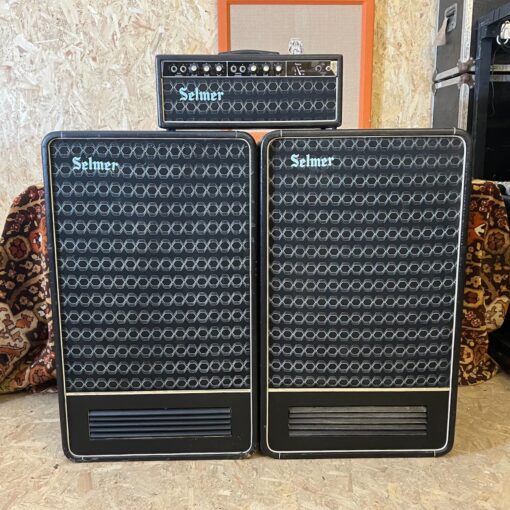 Vintage 1960s Selmer 100 Goliath 1x18 Guitar Bass Speaker Cabinet