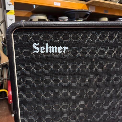 Vintage 1960s Selmer 100 Goliath 1x18 Guitar Bass Speaker Cabinet