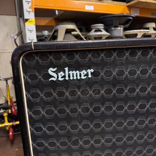 Vintage 1960s Selmer 100 Goliath 1x18 Guitar Bass Speaker Cabinet