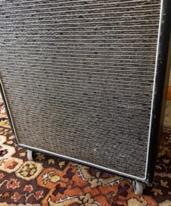 Vintage 1960s Selmer David Black Silver 1×15 Speaker Cabinet