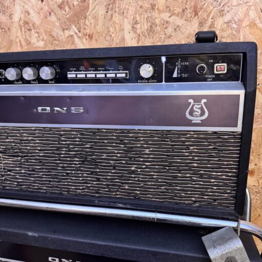 Vintage 1960s Selmer Zenith Reverb 50 Head 2x12 Cabinet Stack