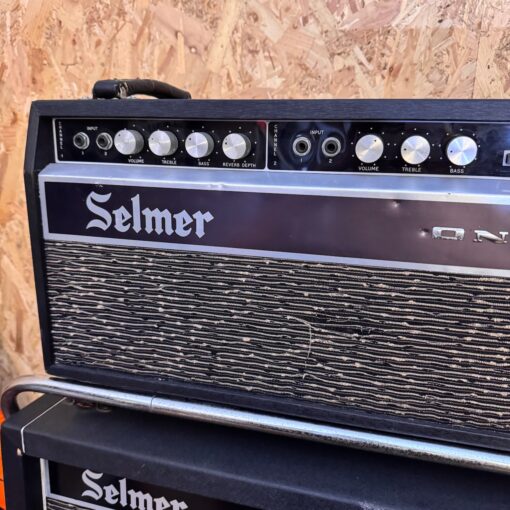 Vintage 1960s Selmer Zenith Reverb 50 Head 2x12 Cabinet Stack