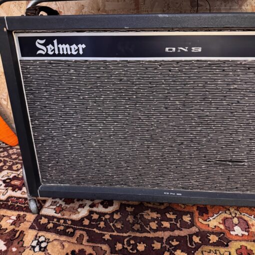 Vintage 1960s Selmer Zenith Reverb 50 Head 2x12 Cabinet Stack