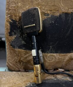 Vintage 1960s Sennheiser MD409 Gold Black Microphone Ronnie Lane