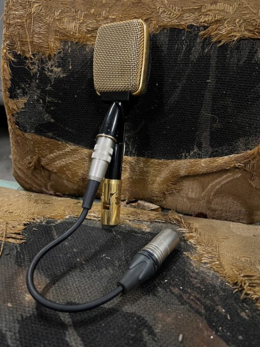 Vintage 1960s Sennheiser MD409 Gold Black Microphone Ronnie Lane