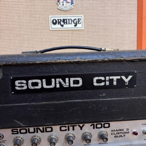 Vintage 1960s Sound City 100 Mark 3 Guitar Amplifier Head