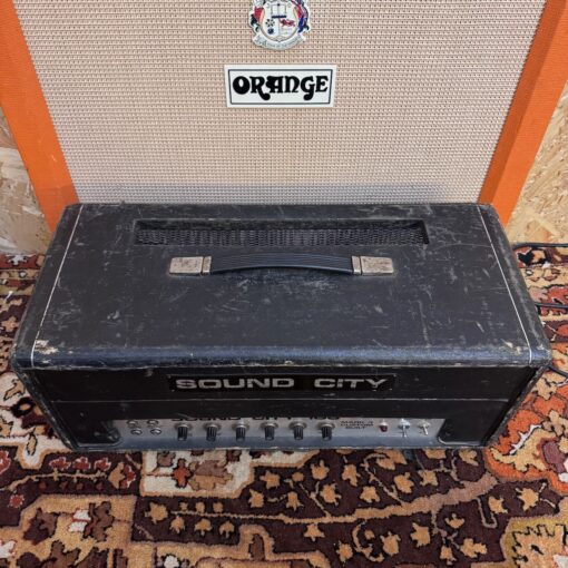 Vintage 1960s Sound City 100 Mark 3 Guitar Amplifier Head