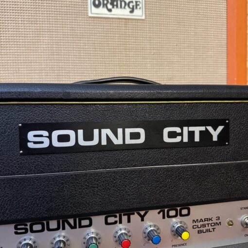 Vintage 1960s Sound City 100 Mark 3 Guitar Amplifier Head MINT