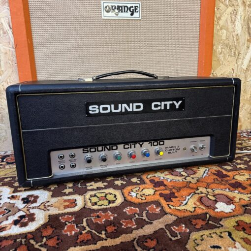 Vintage 1960s Sound City 100 Mark 3 Guitar Amplifier Head MINT