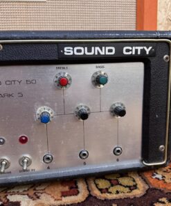 Vintage 1960s Sound City 50 Mark 3 PA Amplifier Head
