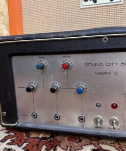 Vintage 1960s Sound City 50 Mark 3 PA Amplifier Head