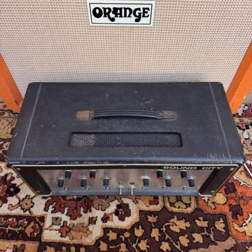 Vintage 1960s Sound City 50 Mark 3 PA Amplifier Head