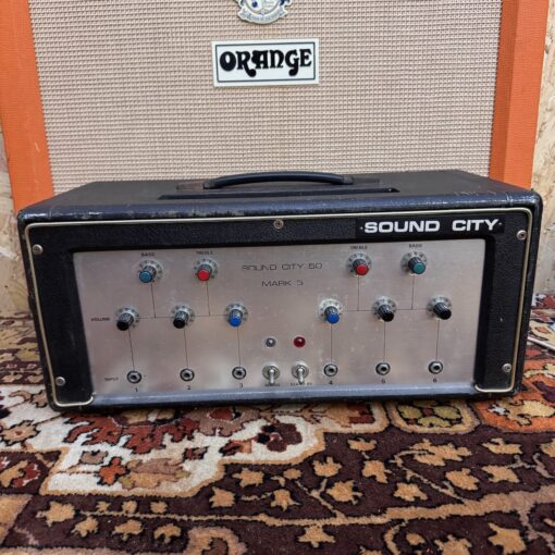 Vintage 1960s Sound City 50 Mark 3 PA Amplifier Head