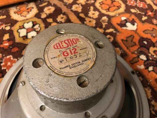 Vintage 1960s Vox Marshall Celestion T0652 Alnico G12 Speaker Drivers