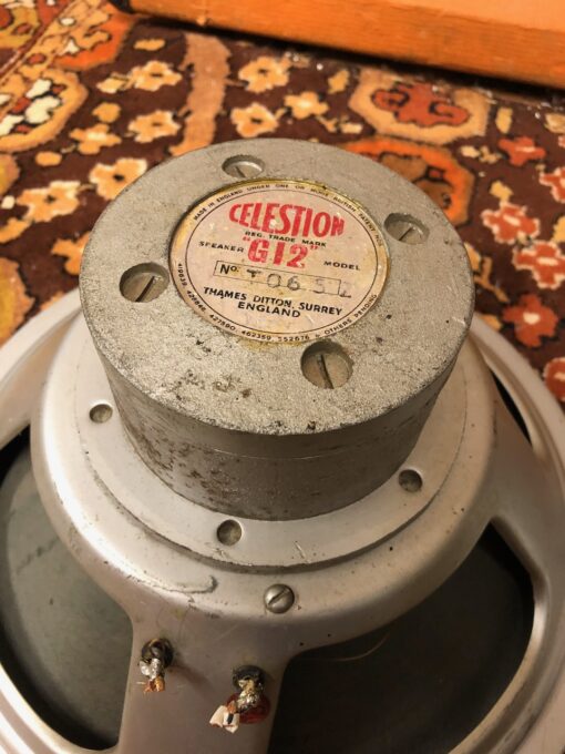 Vintage 1960s Vox Marshall Celestion T0652 Alnico G12 Speaker Drivers