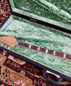 Vintage 1960s Vox Teardrop Bill Wyman Sunburst Bass Guitar OHSC