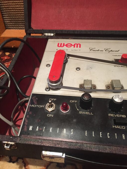 Vintage 1960s Watkins Custom Copicat Tape Echo Unit inc Pedal