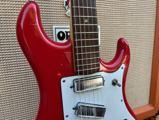 Vintage 1960s Watkins Rapier 33 Red Guitar Norman Beaker