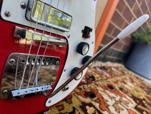 Vintage 1960s Watkins Rapier 33 Red Guitar Norman Beaker