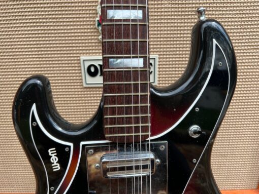 Vintage 1960s Watkins WEM Sapphire Left Handed Sunburst Guitar