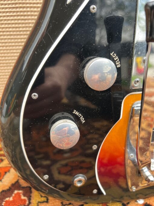 Vintage 1960s Watkins WEM Sapphire Left Handed Sunburst Guitar