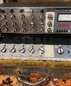 Vintage 1960s WEM Watkins Audiomaster Mixer Original Case