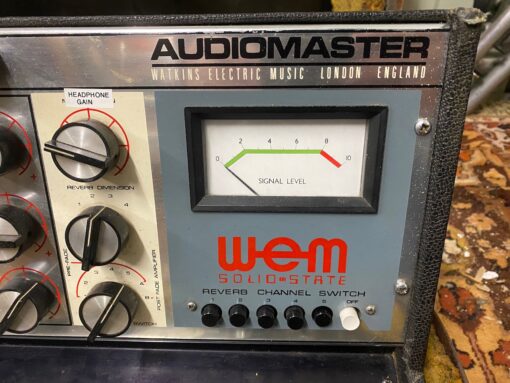 Vintage 1960s WEM Watkins Audiomaster Mixer Original Case