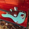 Vintage 1961 Fender Precision USA Pre CBS Surf Green Bass Guitar