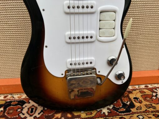 Vintage 1961 Grazioso Jolana Selmer Futurama III Sunburst Guitar OHSC