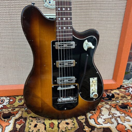 Vintage 1961 Hofner V3 Solid Tobacco Sunburst Electric Guitar