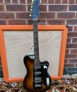 Vintage 1961 Hofner V3 Solid Tobacco Sunburst Electric Guitar