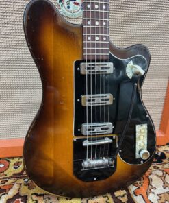 Vintage 1961 Hofner V3 Solid Tobacco Sunburst Electric Guitar