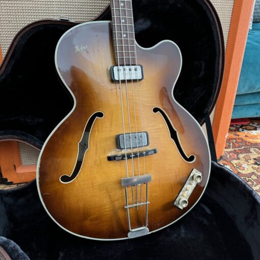 Vintage 1962 Hofner 500 5 Stuart Sutcliffe Brunette Bass Guitar