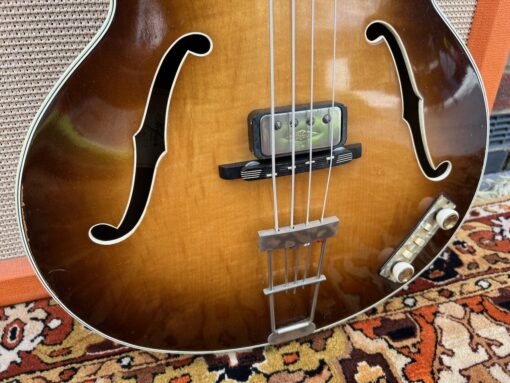 Vintage 1962 Hofner 500 5 Stuart Sutcliffe Brunette Bass Guitar