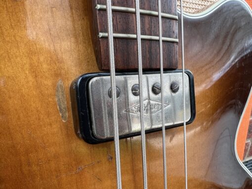 Vintage 1962 Hofner 500 5 Stuart Sutcliffe Brunette Bass Guitar