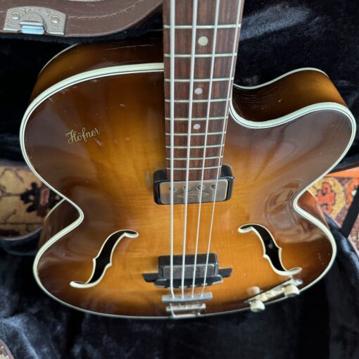 Vintage 1962 Hofner 500 5 Stuart Sutcliffe Brunette Bass Guitar