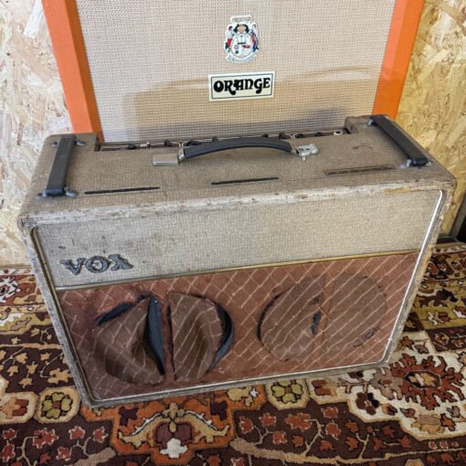Vintage 1962 Vox AC30 Fawn Beige 2×12 Valve Amp Combo Players