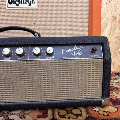 Vintage 1963 Fender Tremolux Brownface 6G9B Export USA Amplifier Head