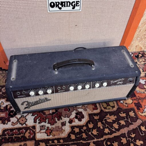 Vintage 1963 Fender Tremolux Brownface 6G9B Export USA Amplifier Head