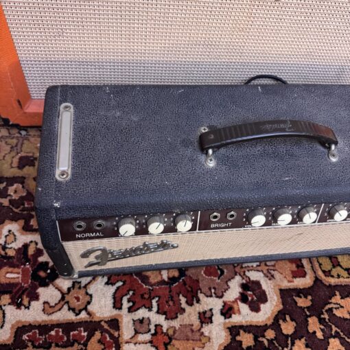 Vintage 1963 Fender Tremolux Brownface 6G9B Export USA Amplifier Head