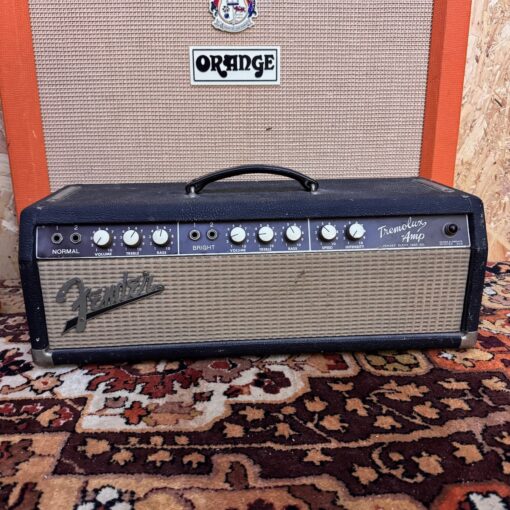 Vintage 1963 Fender Tremolux Brownface 6G9B Export USA Amplifier Head