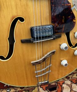 Vintage 1963 Hofner President Thinline E2 Blonde Guitar