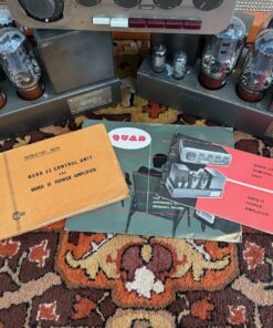 Vintage 1963 Quad 22 Control Unit and Quad II Amplifiers 1960s