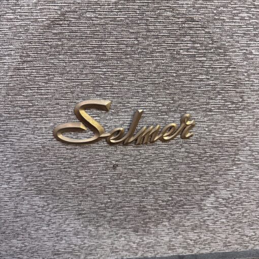 Vintage 1963 Selmer Truvoice 61 Sound Blue Grey 1x12 Guitar Cabinet