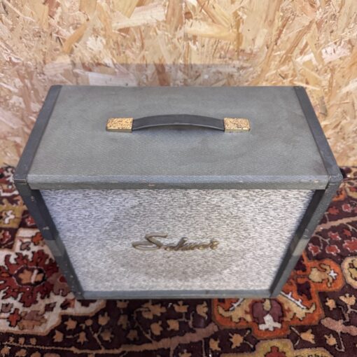 Vintage 1963 Selmer Truvoice 61 Sound Blue Grey 1x12 Guitar Cabinet