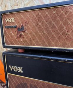 Vintage 1963 Vox AC30 Super Twin Amplifier Head Cabinet Stack