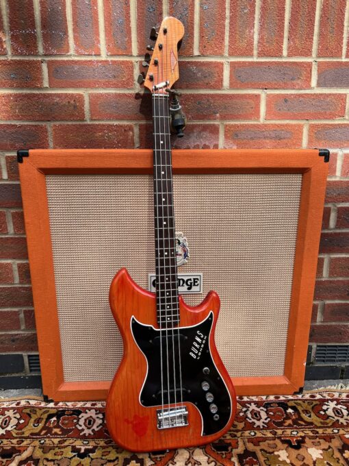 Vintage 1964 Burns London Nu Sonic Red Bass Guitar
