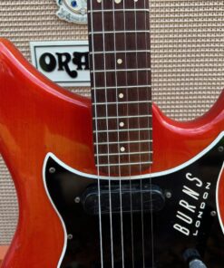 Vintage 1964 Burns London Nu Sonic Red Guitar