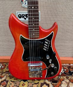 Vintage 1964 Burns London Nu Sonic Red Guitar
