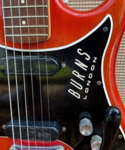 Vintage 1964 Burns London Nu Sonic Red Guitar